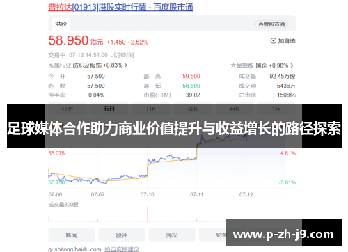 足球媒体合作助力商业价值提升与收益增长的路径探索